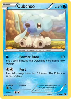 Cubchoo 28 Normal