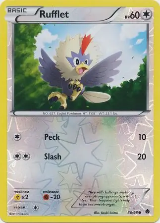 Rufflet Reverse Holo 86 Normal