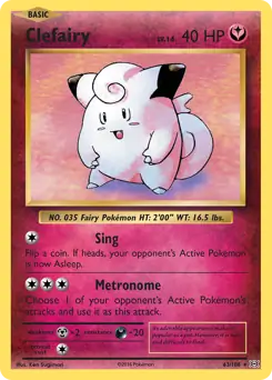 Clefairy Holo 63