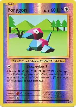 Porygon Reverse Holo 71