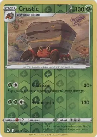 Crustle Reverse Holo 012 Normal