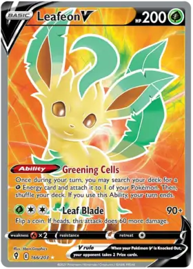 Leafeon V 166 Normal
