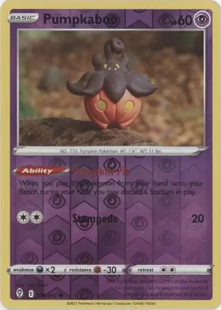 Pumpkaboo Reverse Holo 076 Normal