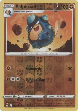 Palpitoad Reverse Holo 089