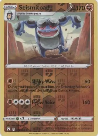Seismitoad Reverse Holo 090 Normal