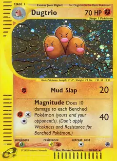 Dugtrio Holo 10 Normal