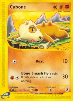 Cubone 103 Normal
