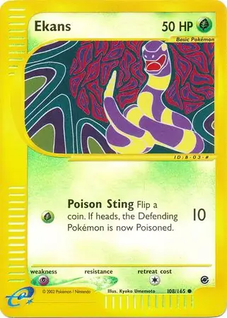 Ekans Reverse Holo 108 Normal