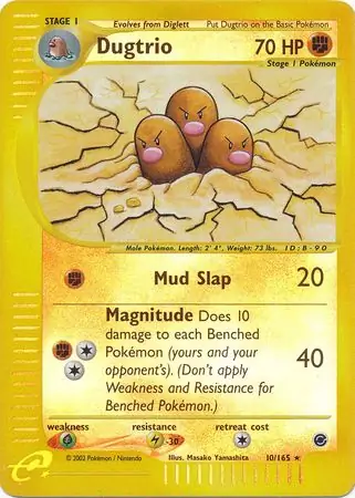 Dugtrio Reverse Holo 10 Normal