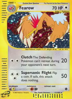 Fearow Holo 11 Normal