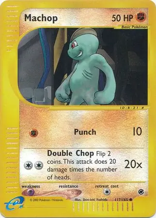 Machop Reverse Holo 117