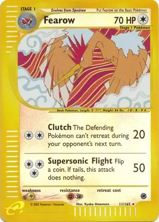 Fearow Reverse Holo 11 Normal