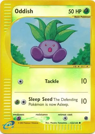 Oddish Reverse Holo 122 Normal
