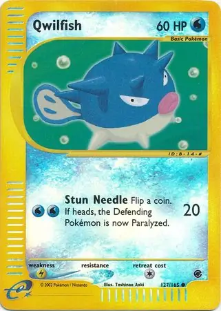 Qwilfish Reverse Holo 127 Normal
