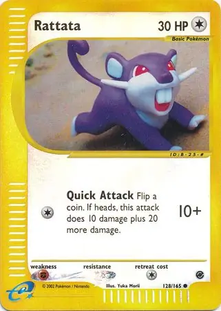 Rattata Reverse Holo 128 Normal