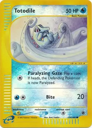 Totodile Reverse Holo 135 Normal