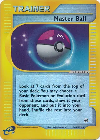 Master Ball Reverse Holo 143 Normal