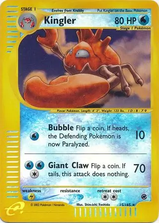 Kingler Reverse Holo 15