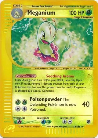 Meganium Reverse Holo 18 Normal
