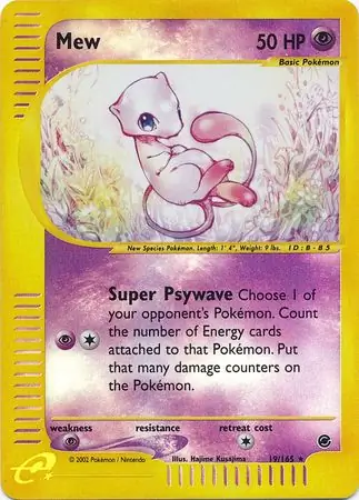 Mew Reverse Holo 19 Normal