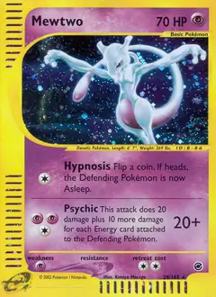 Mewtwo Holo 20 Normal