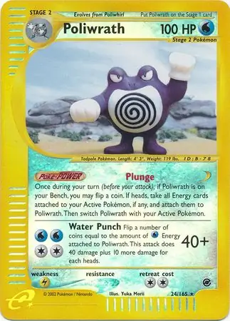 Poliwrath Reverse Holo 24 Normal