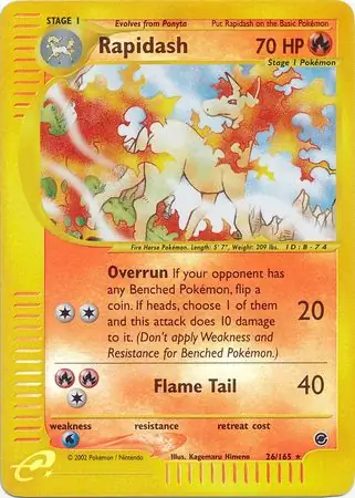 Rapidash Reverse Holo 26 Normal