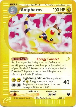 Ampharos Reverse Holo 2 Normal