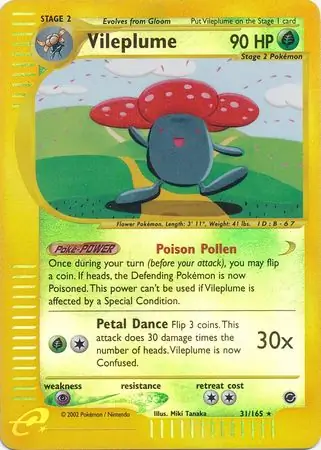 Vileplume Reverse Holo 31 Normal