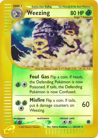 Weezing Reverse Holo 32 Normal