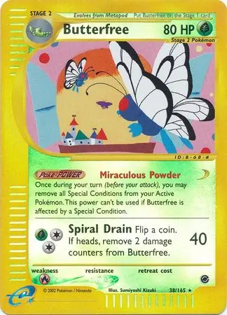 Butterfree Reverse Holo 38 Normal