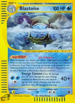 Blastoise Holo 4 Normal