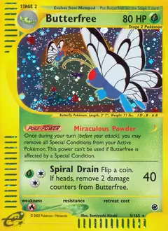 Butterfree Holo 5 Normal