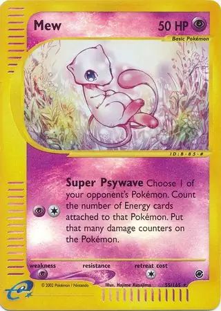 Mew Reverse Holo 55 Normal