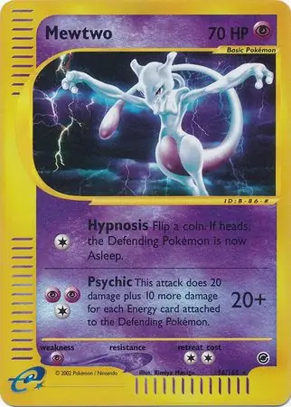 Mewtwo Reverse Holo 56 Normal