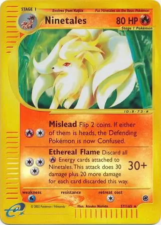 Ninetales Reverse Holo 57 Normal