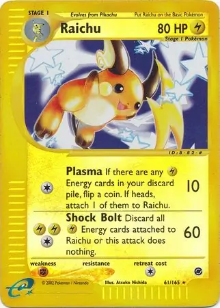Raichu Reverse Holo 61 Normal