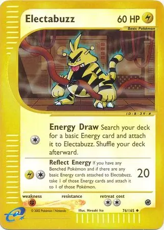 Electabuzz Reverse Holo 76 Normal