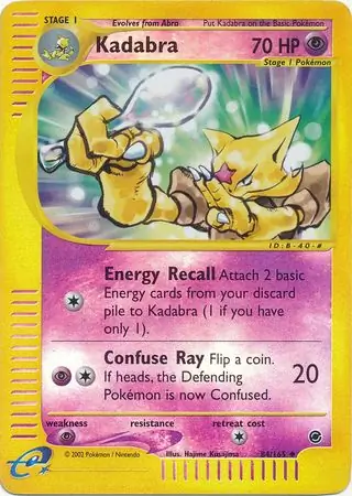 Kadabra Reverse Holo 84 Normal
