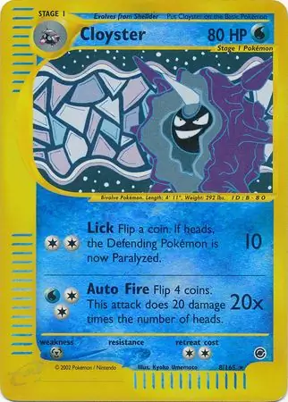 Cloyster Reverse Holo 8 Normal