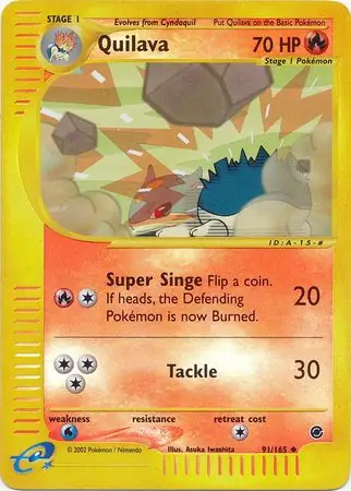 Quilava Reverse Holo 91 Normal