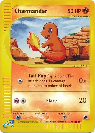 Charmander Reverse Holo 97 Normal