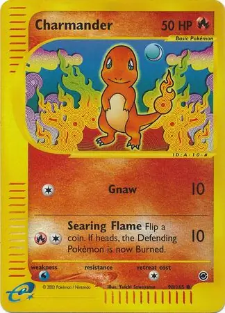 Charmander Reverse Holo 98 Normal