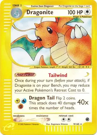 Dragonite Reverse Holo 9 Normal