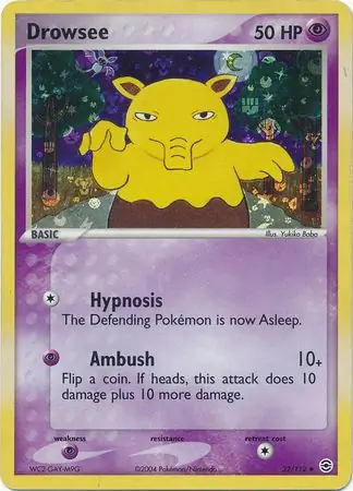 Drowzee Reverse Holo 32