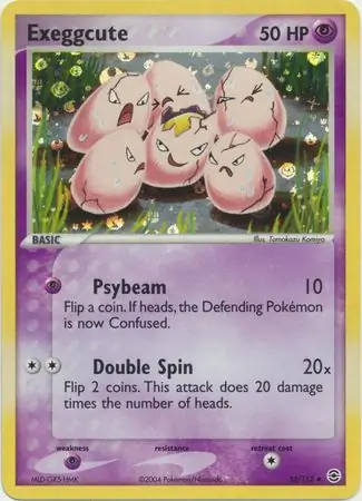 Exeggcute Reverse Holo 33 Normal