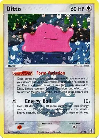 Ditto Reverse Holo 4 Normal
