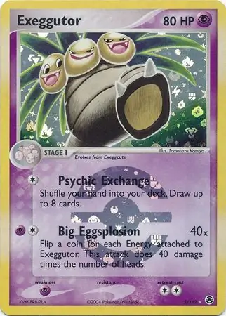 Exeggutor Reverse Holo 5
