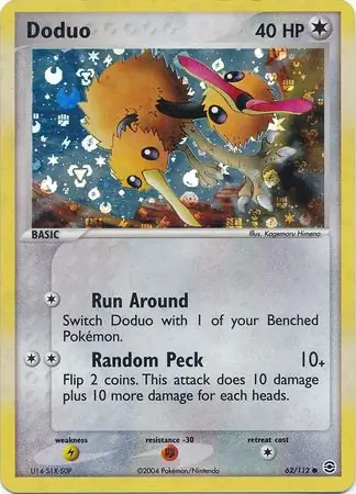 Doduo Reverse Holo 62