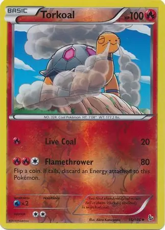 Torkoal Reverse Holo 16
